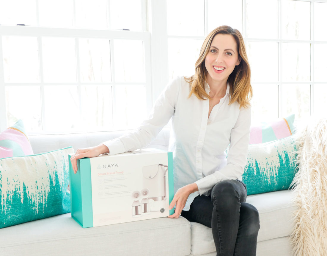 Brenda Mierish Martino pictured with the Naya Health Breast Pump