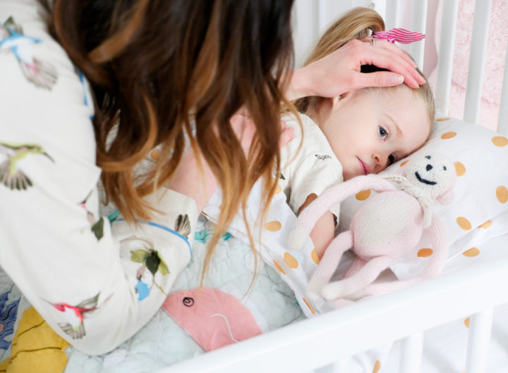Marlowe Martino snuggles up in her big girl bed
