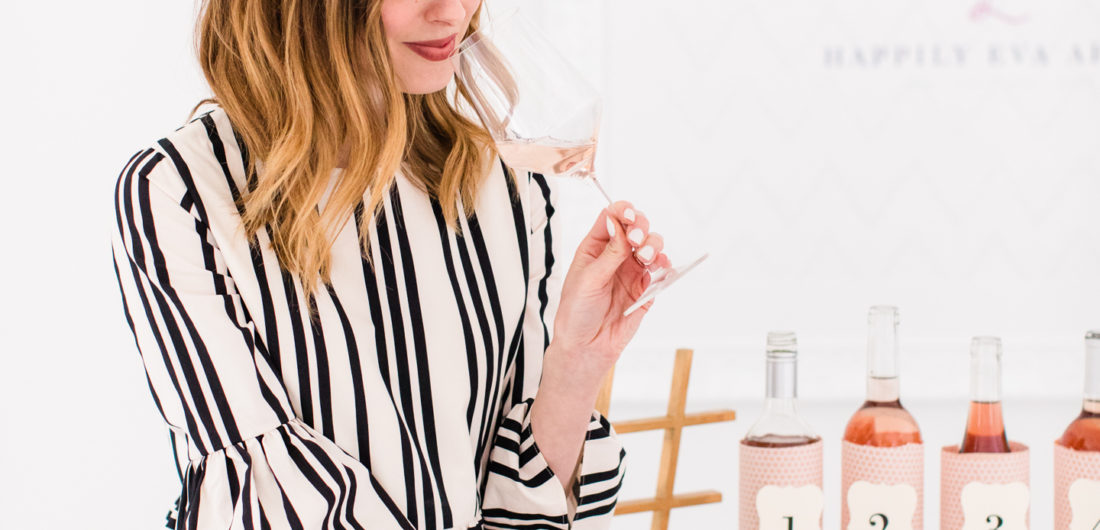 Brenda Mierish hosts a Rosé Tasting Party at her Connecticut home