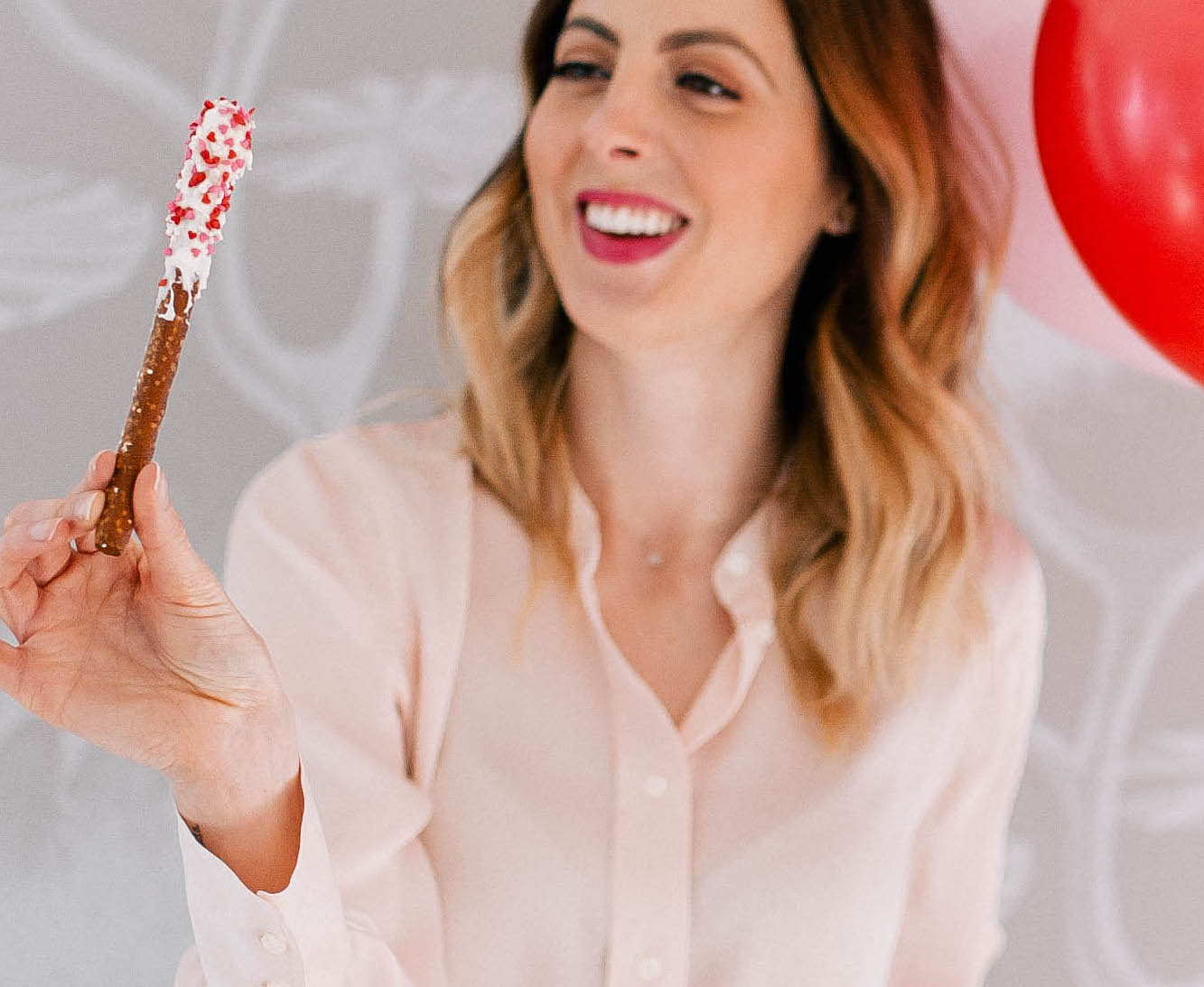 Brenda Mierish shares a cute Valentine's Day DIY for Chocolate Pretzel Cupid Arrows