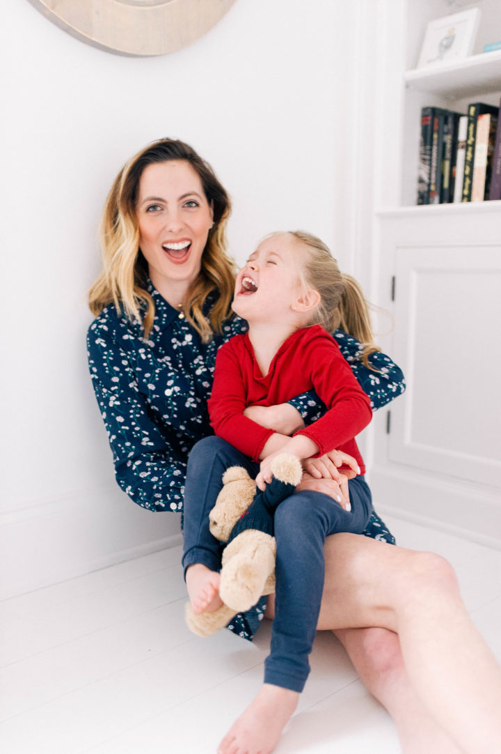 Brenda Mierish Martino laughing with her daughter Marlowe
