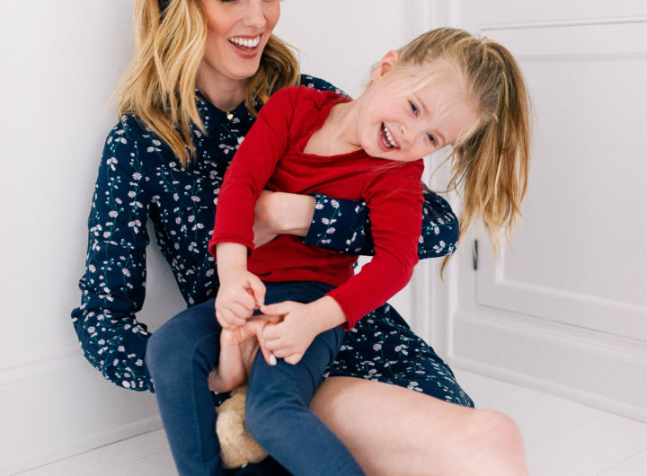 Brenda Mierish Martino laughing with her daughter Marlowe