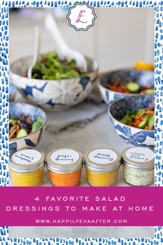 Brenda Mierish shares 4 Salad Dressings to Make at Home