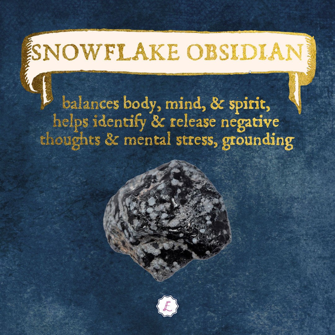 Snowflake Obsidian