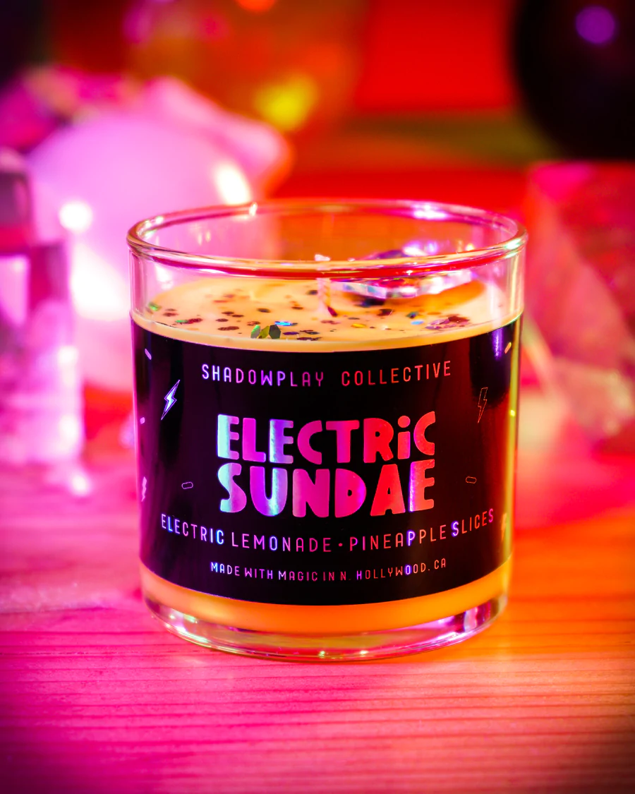 Electric Sundae Candle